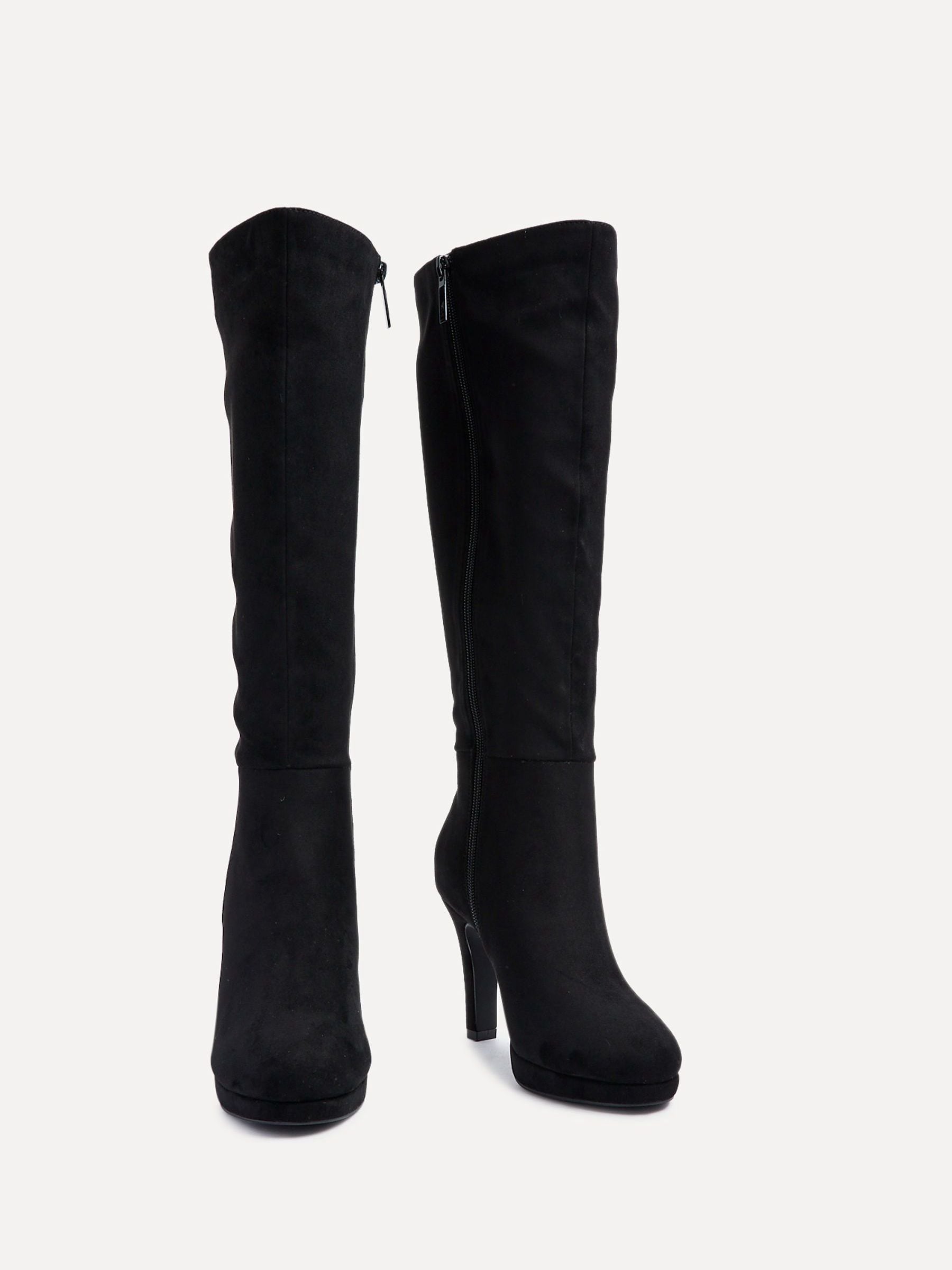 Buy Linzi Black Shelby Stiletto High Leg Boots from Next USA