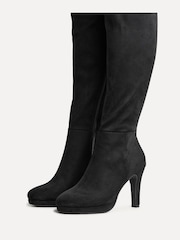 Linzi Black Shelby Stiletto High Leg Boots - Image 4 of 5