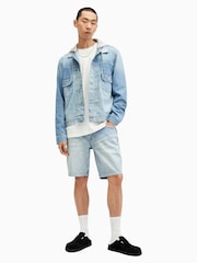 AllSaints Blue Switch Shorts - Image 2 of 6