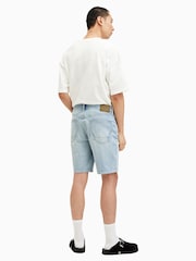 AllSaints Blue Switch Shorts - Image 5 of 6
