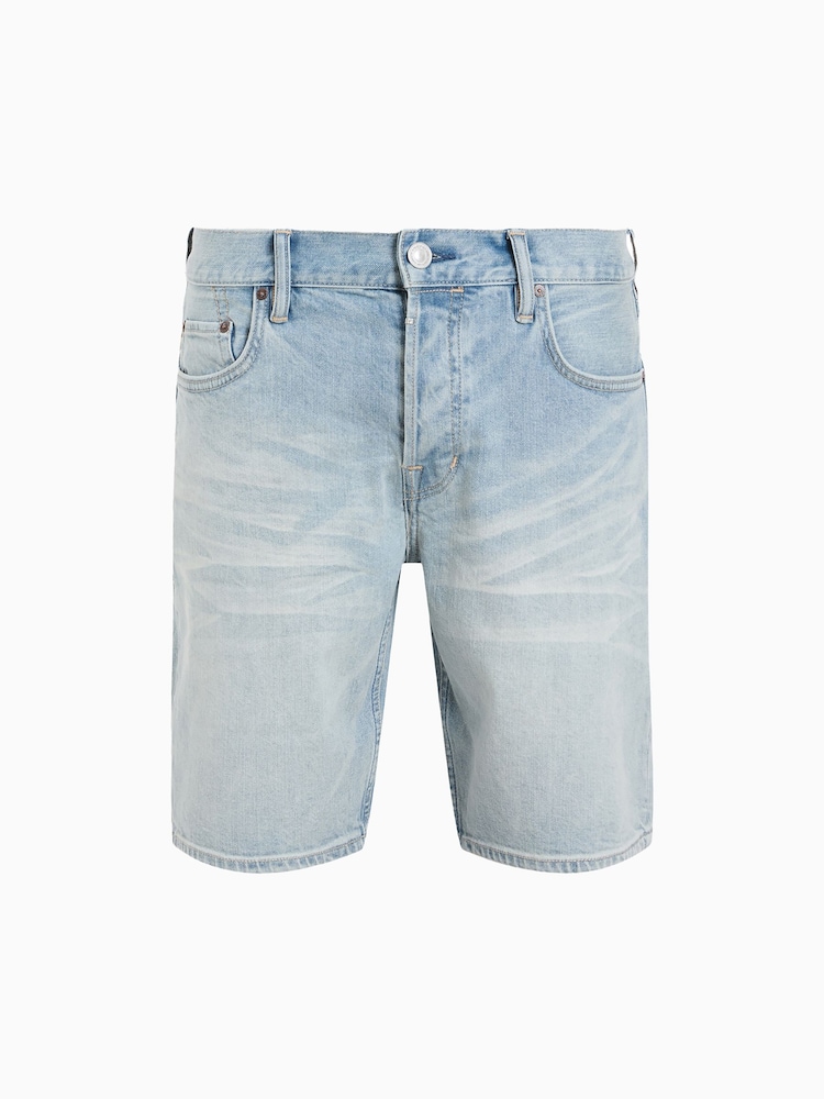 AllSaints Blue Switch Shorts - Image 6 of 6