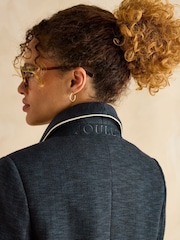 Joules Hartley Navy Blue Shawl Collar Blazer - Image 5 of 8