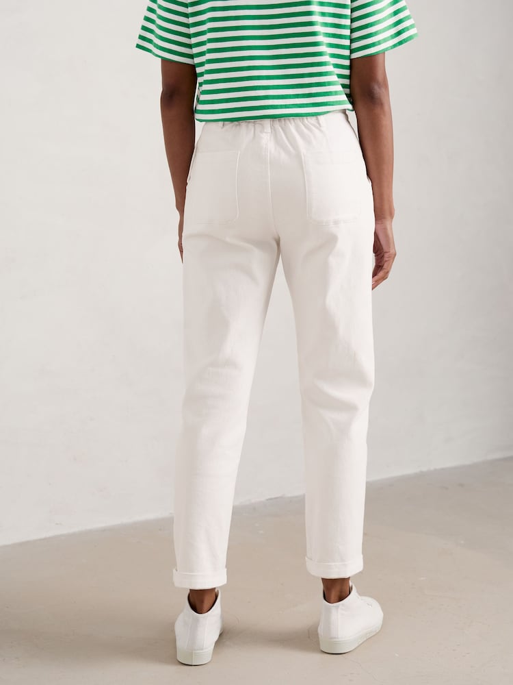 Seasalt Cornwall White Tall Waterdance Trousers - Image 2 of 5