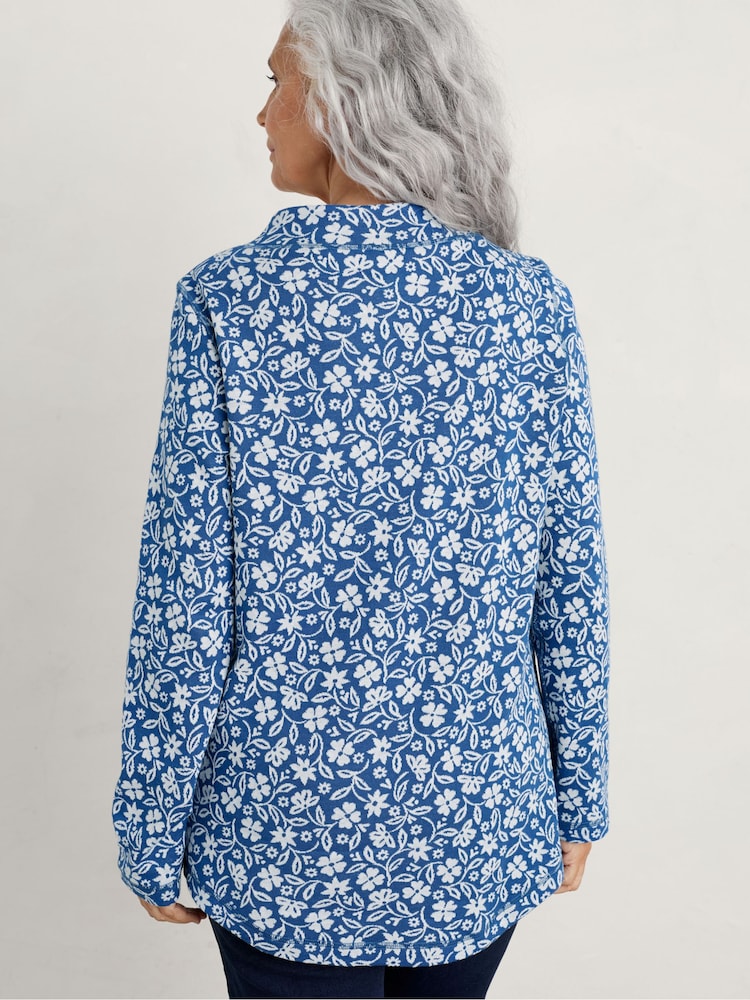 Seasalt Cornwall Blue Shore Sighting Reversible Top - Image 2 of 5