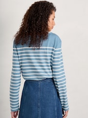 Falmouth Breton Horizon Chalk - Seasalt Cornwall camiseta marinera - Imagen 2 de 7