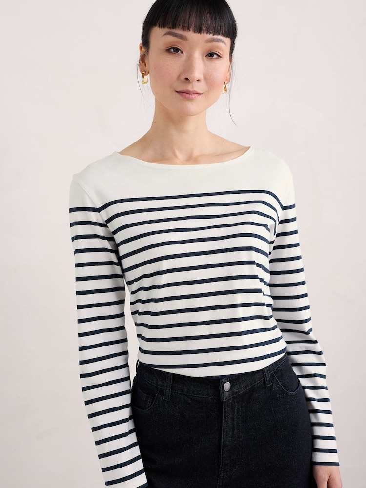 Seasalt Cornwall camiseta marinera - Imagen 2 de 7