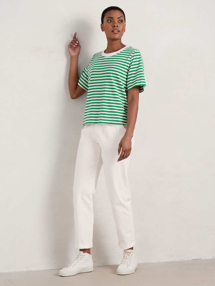 Seasalt Cornwall White Petite Waterdance Trousers - Image 1 of 5
