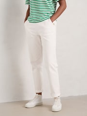 Seasalt Cornwall White Petite Waterdance Trousers - Image 2 of 5