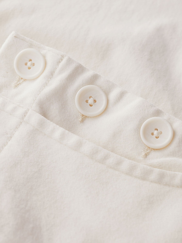 Seasalt Cornwall White Petite Waterdance Trousers - Image 5 of 5