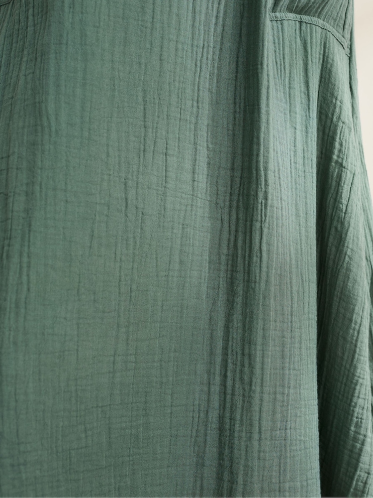 Seasalt Cornwall Green Bee Orchid Maxi Skirt - Image 3 of 3