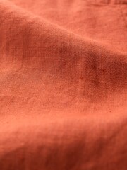 Seasalt Cornwall Orange Lighthouse Station 100% Linen Vest - Image 5 of 5