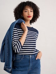 Falmouth Breton Maritime Chalk - Seasalt Cornwall camiseta marinera - Imagen 1 de 5