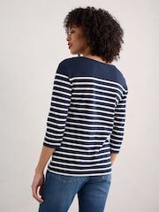 Falmouth Breton Maritime Chalk - Seasalt Cornwall camiseta marinera - Imagen 2 de 5