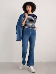 Falmouth Breton Maritime Chalk - Seasalt Cornwall camiseta marinera - Imagen 3 de 5