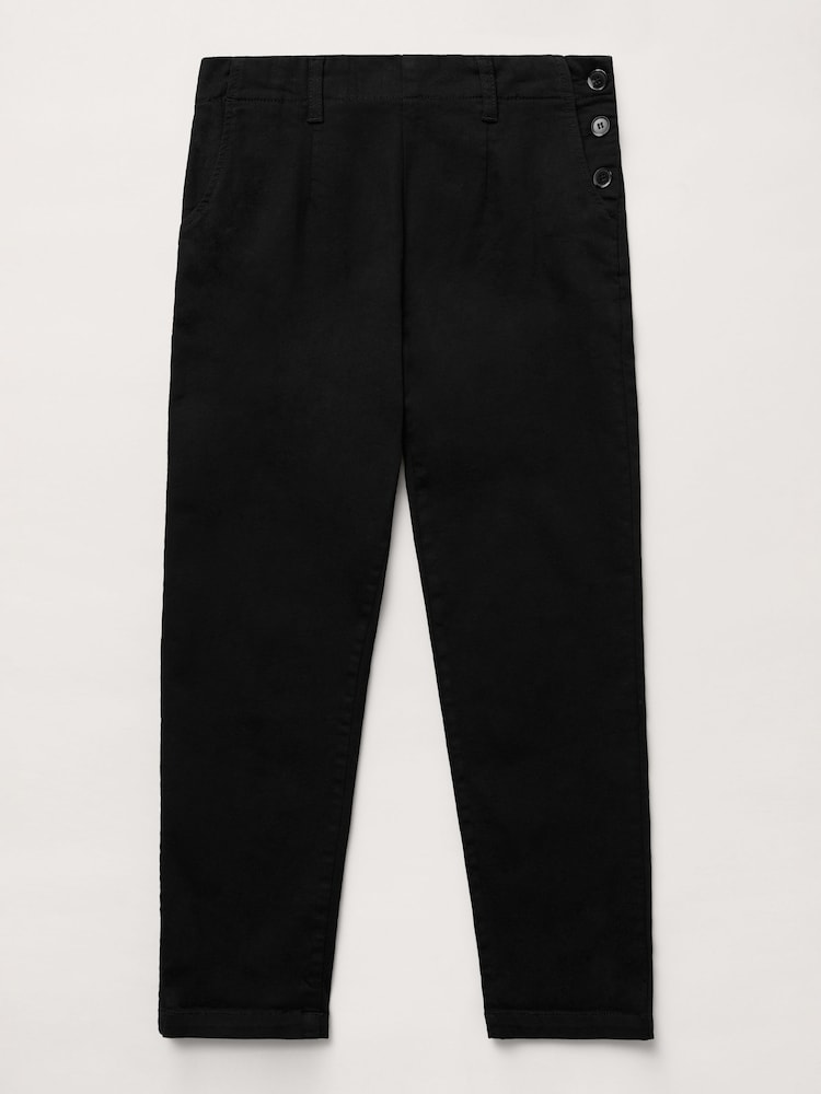 Seasalt Cornwall Black Tall Waterdance Trousers - Image 1 of 3