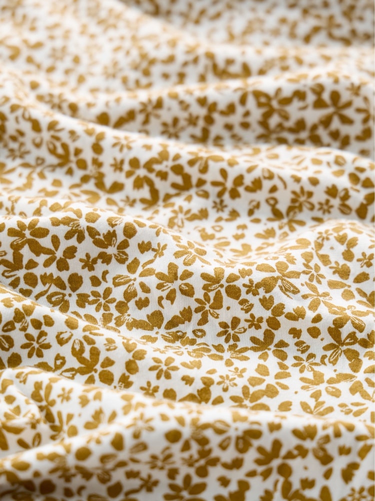 Seasalt Cornwall Yellow Faye Sleeveless Mock Wrap Dress - Image 5 of 5