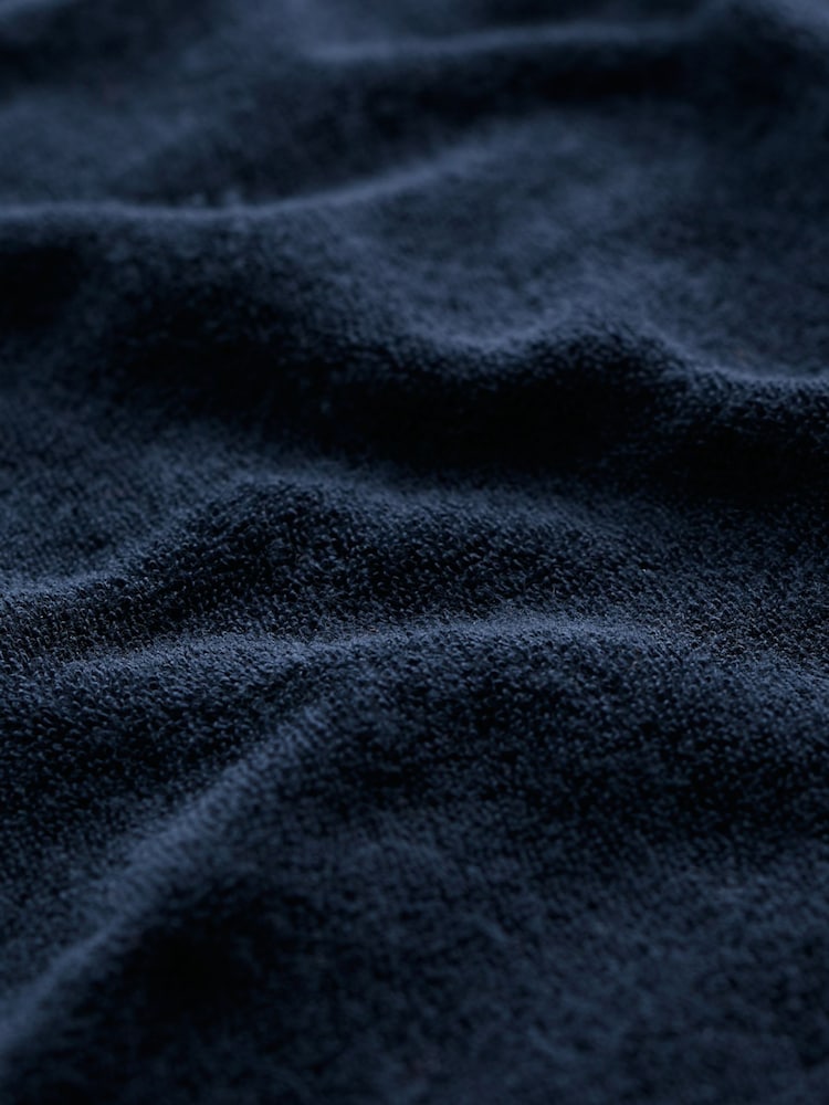 Seasalt Cornwall Blue Pentas Terry Towelling Dress - Image 7 of 7
