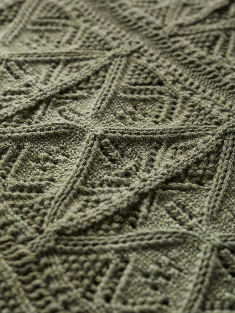 Seasalt Cornwall Green Doe Path Knitted Vest - Image 5 of 5