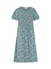 Seasalt Cornwall Blue Meadowsweet Short Sleeve Dress - Image 4 of 5