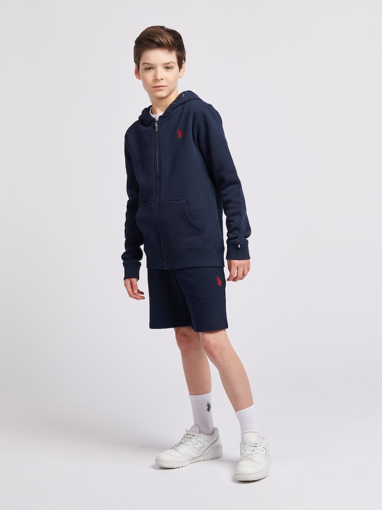 U.S. Polo Assn. Dark Blue Boys Player 3 100% Cotton Hoodie - Image 3 of 8