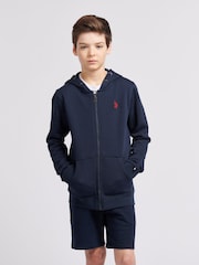 U.S. Polo Assn. Dark Blue Boys Player 3 100% Cotton Hoodie - Image 5 of 8