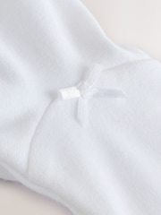 White Occasion Baby 100% Cotton Sleepsuit (0mths-2yrs) - Image 8 of 8