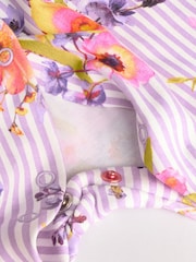 Yellow Floral Baby 100% Cotton Sleepsuits 4 Pack (0-2yrs) - Image 12 of 14