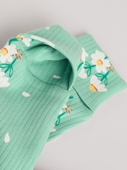 Green Floral Baby 100% Cotton Sleepsuits 4 Pack (0-2yrs) - Image 11 of 14