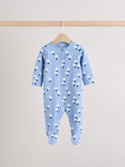 Green Floral Baby 100% Cotton Sleepsuits 4 Pack (0-2yrs) - Image 5 of 14