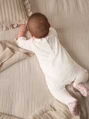 Papa écru - Bébé Family 100% Cotton Combinaison de nuit (0-2ans) - Image 2 de 11