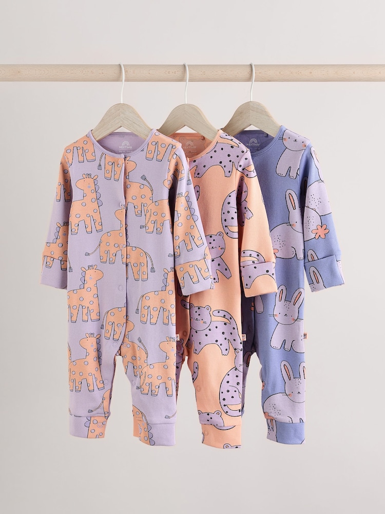 Flieder-Violett - Fußlose Baby-Schlafanzüge, 3er-Pack (0 Monate–3 Jahre) - Bild 1 von 12 Flieder-Violett - Fußlose Baby-Schlafanzüge, 3er-Pack (0 Monate–3 Jahre) - Bild 1 von 12