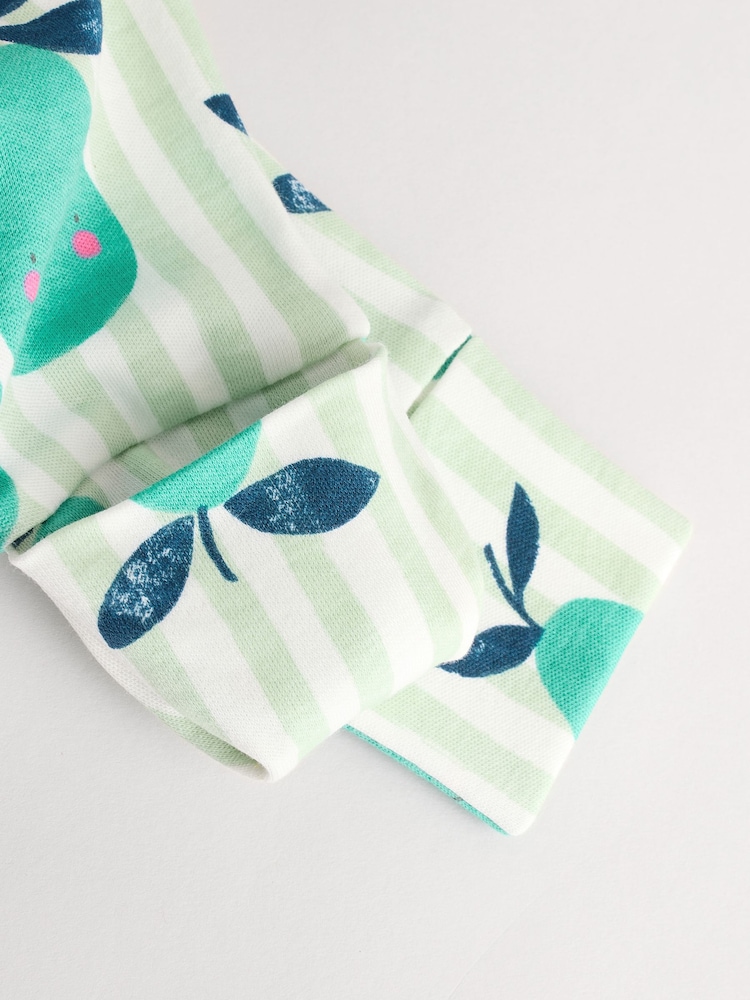 Multi Two Way Zip Baby 100% Fruit Cotton Sleepsuits 5 Pack (0mths-2yrs) - Image 13 of 14