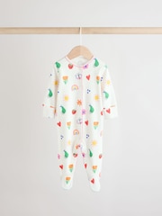 Blue Bunny 3 Pack Baby Sleepsuits (0mths-2yrs) (0mths-2yrs) - Image 6 of 13