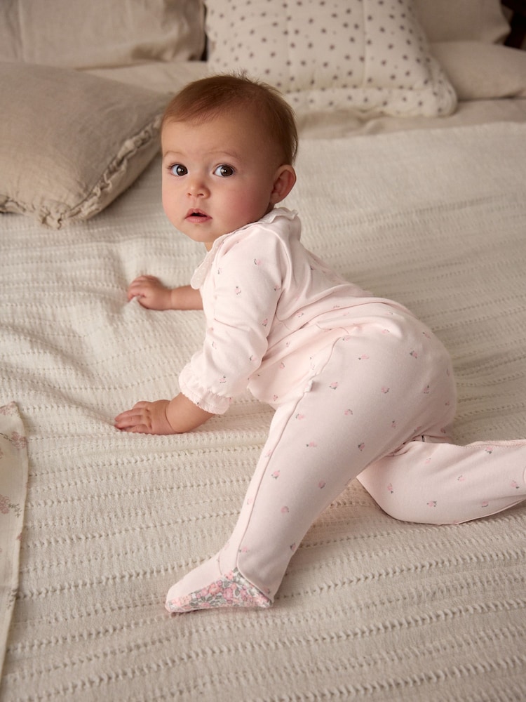 Mummy, Pink - Family Baby-Schlafanzug aus 100 % Baumwolle (0–2 J.) - Bild 2 von 12 Mummy, Pink - Family Baby-Schlafanzug aus 100 % Baumwolle (0–2 J.) - Bild 2 von 12
