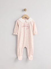 Pink Mummy Baby Family 100% Cotton Sleepsuit (0-2yrs) - Image 5 of 12