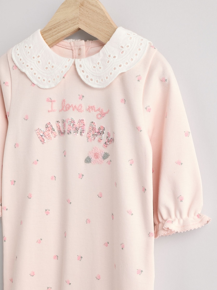 Rose Mummy - Bébé Family 100% Cotton Combinaison de nuit (0-2ans) - Image 7 of 12