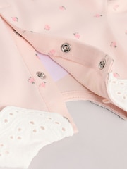 Pink Mummy Baby Family 100% Cotton Sleepsuit (0-2yrs) - Image 9 of 12