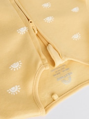 Multi Baby Two Way Zip 100% Cotton Sleepsuits 4 Pack (0mths-2yrs) - Image 10 of 14