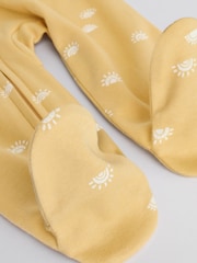 Multi Baby Two Way Zip 100% Cotton Sleepsuits 4 Pack (0mths-2yrs) - Image 13 of 14