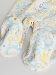 Yellow 5 Pack Baby Sleepsuits (0mths-2yrs) (0mths-2yrs) - Image 10 of 15