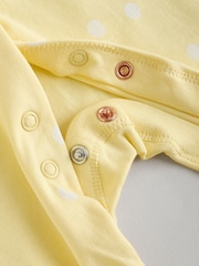 Yellow 5 Pack Baby Sleepsuits (0mths-2yrs) (0mths-2yrs) - Image 11 of 15