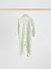 Yellow 5 Pack Baby Sleepsuits (0mths-2yrs) (0mths-2yrs) - Image 4 of 15