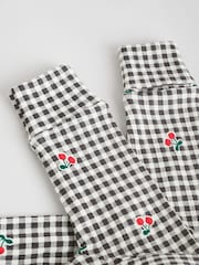 Cream/Red Popper Baby 100% Cotton Sleepsuits 3 Pack (0mths-2yrs) - Image 11 of 13
