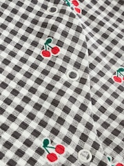 Cream/Red Popper Baby 100% Cotton Sleepsuits 3 Pack (0mths-2yrs) - Image 9 of 13