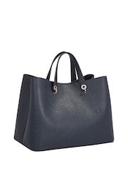 Tommy Hilfiger Blue Emblem Satchel Bag - Image 2 of 6