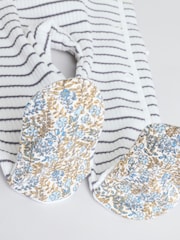 Blau/Weiß - 3er-Pack Baby-Schlafanzüge mit Häschenmotiv (0M.–2J.) (0M.–2J.) - Bild 16 von 19