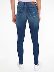 Tommy Hilfiger Blue Nora Dark Wash Skinny Jeans - Image 3 of 4
