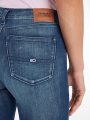 Tommy Hilfiger Blue Nora Dark Wash Skinny Jeans - Image 4 of 4