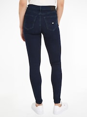 Tommy Hilfiger Blue Nora Dark Wash Skinny Jeans - Image 2 of 3