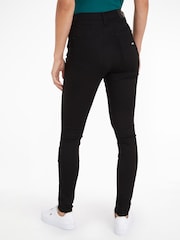 Tommy Hilfiger Black Super Skinny Sylvia Jeans - Image 3 of 4